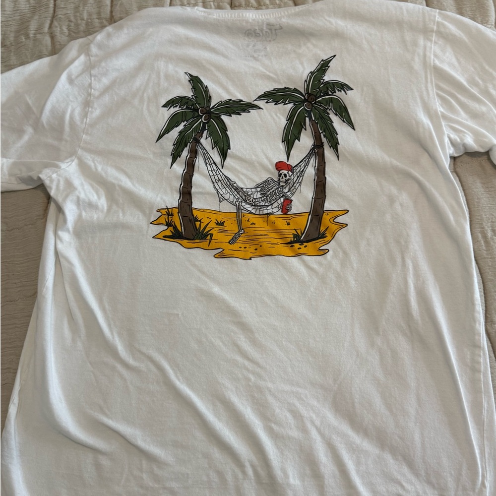 Taco Tuesday White Graphic Tee